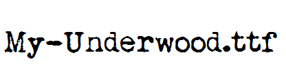 My-Underwood.ttf