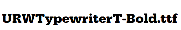 URWTypewriterT-Bold.ttf