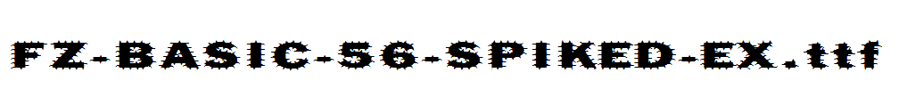 FZ-BASIC-56-SPIKED-EX.ttf