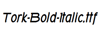 Tork-Bold-Italic.ttf