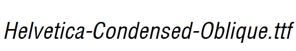 Helvetica-Condensed-Oblique.ttf