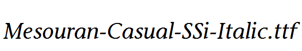 Mesouran-Casual-SSi-Italic.ttf