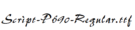 Script-P690-Regular.ttf