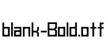 blank-Bold.otf