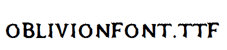 OblivionFont.ttf