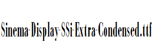 Sinema-Display-SSi-Extra-Condensed.ttf