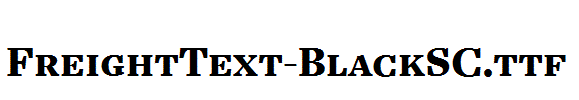 FreightText-BlackSC.ttf