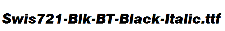 Swis721-Blk-BT-Black-Italic.ttf