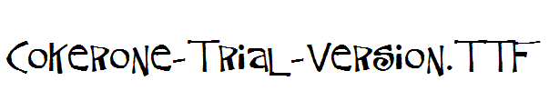 CokerOne-Trial-Version.ttf