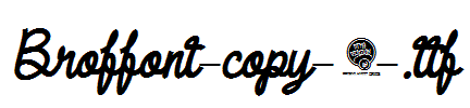 Broffont-copy-2-.ttf