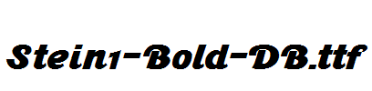 Stein1-Bold-DB.ttf