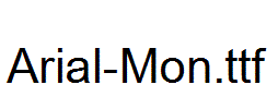 Arial-Mon.ttf