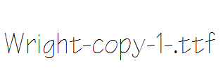 Wright-copy-1-.ttf