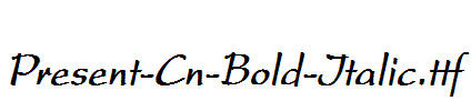 Present-Cn-Bold-Italic.ttf