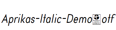 Aprikas-Italic-Demo.otf