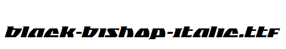 Black-Bishop-Italic.ttf