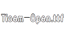 Tioem-Open.ttf