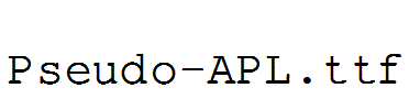 Pseudo-APL.ttf