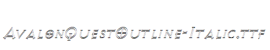 AvalonQuestOutline-Italic.ttf