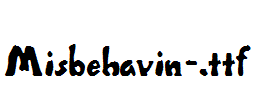 Misbehavin-.ttf