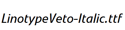 LinotypeVeto-Italic.ttf