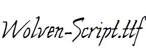 Wolven-Script.ttf