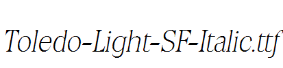 Toledo-Light-SF-Italic.ttf