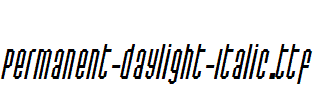 Permanent-daylight-Italic.ttf