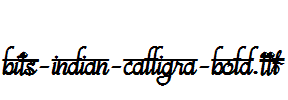 bits-indian-calligra-Bold.ttf