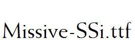 Missive-SSi.ttf