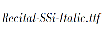 Recital-SSi-Italic.ttf