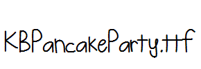 KBPancakeParty.ttf