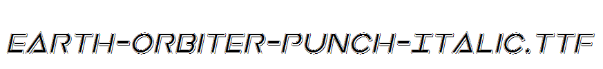 Earth-Orbiter-Punch-Italic.ttf