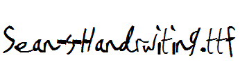 Sean-s-Handrwiting.ttf