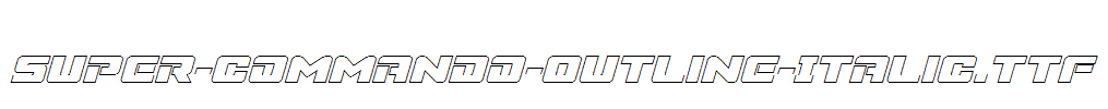 Super-Commando-Outline-Italic.ttf