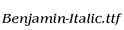 Benjamin-Italic.ttf