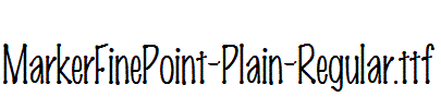 MarkerFinePoint-Plain-Regular.ttf