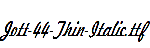 Jott-44-Thin-Italic.ttf