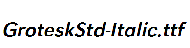 GroteskStd-Italic.ttf