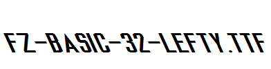 FZ-BASIC-32-LEFTY.ttf