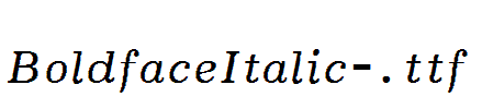 BoldfaceItalic-.ttf