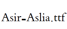 Asir-Aslia.ttf