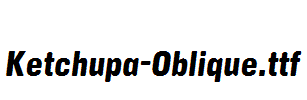 Ketchupa-Oblique.ttf