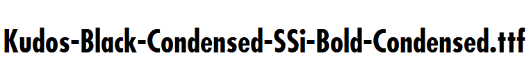 Kudos-Black-Condensed-SSi-Bold-Condensed.ttf