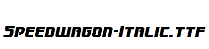 Speedwagon-Italic.ttf