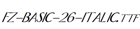 FZ-BASIC-26-ITALIC.ttf