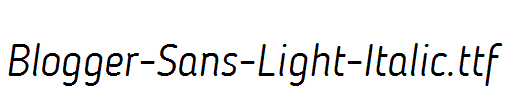 Blogger-Sans-Light-Italic.ttf