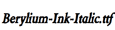 Berylium-Ink-Italic.ttf