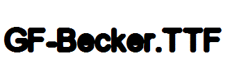 GF-Becker.ttf