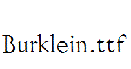 Burklein.ttf